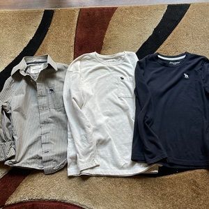 Lot of 3 Abercrombie kids size S-9/10